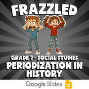 Periodization in History FRAZZLED Socials Game - No Prep Grade 7 Review Activity
