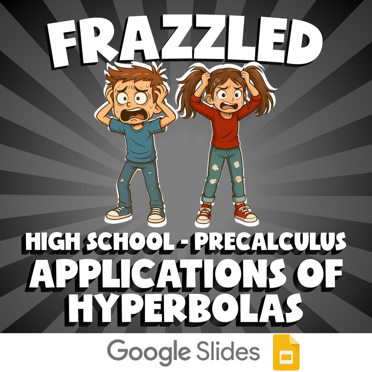 Applications of Hyperbolas FRAZZLED Math Game - No Prep PreCalculus Review
