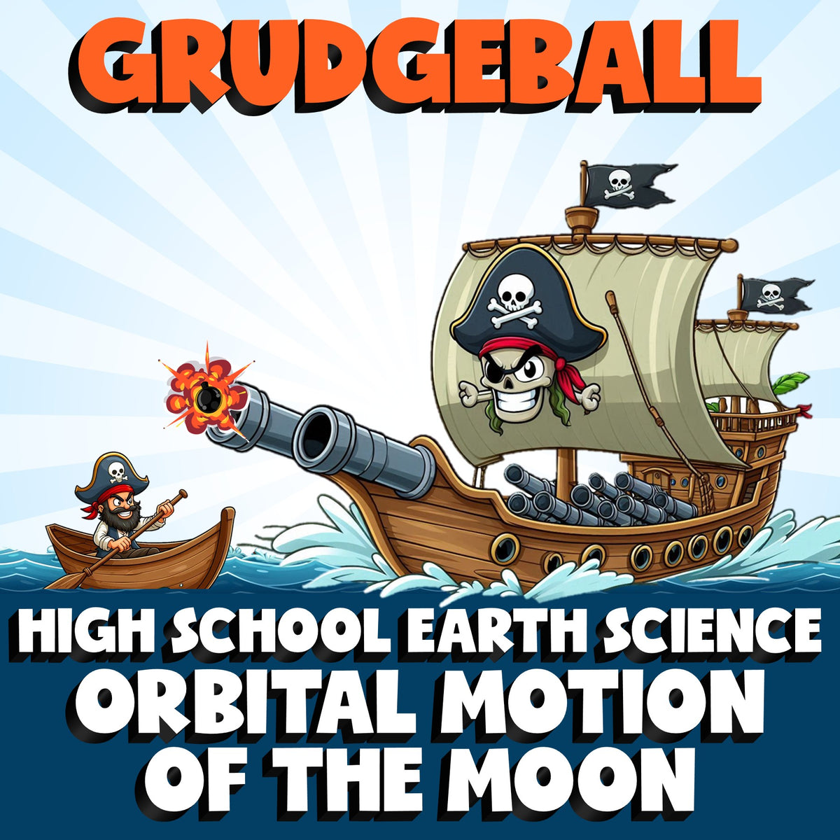 Orbital Motion of the Moon GRUDGEBALL Game - No Prep Earth Science Review