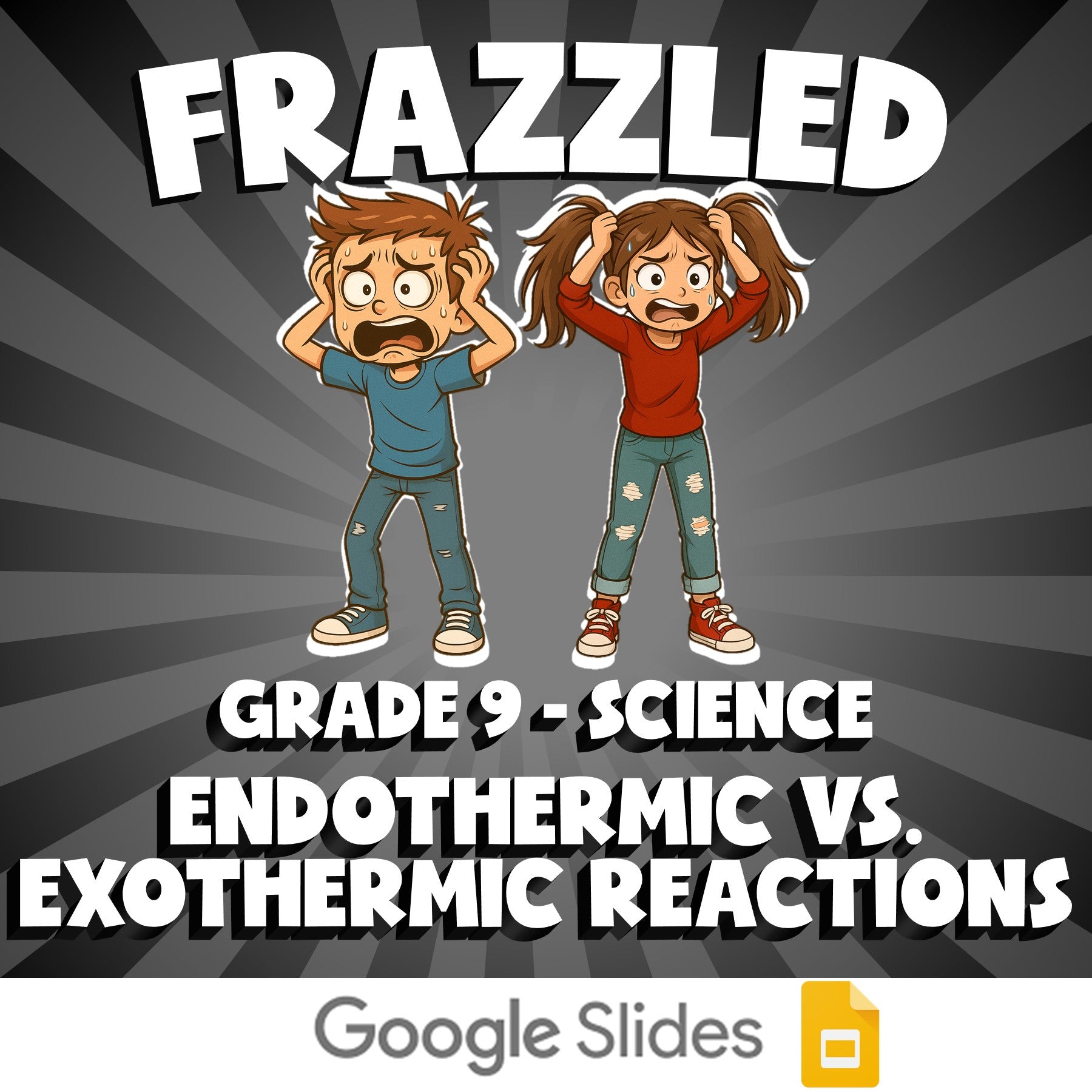 Endothermic vs. Exothermic Reactions FRAZZLED Science Game - No Prep Grade 9