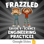 Engineering Practices FRAZZLED Science Game - No Prep Grade 9 Review Activity
