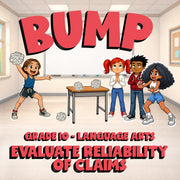 Evaluate Reliability of Claims BUMP ELA Game - No Prep Grade 10 Review Activity
