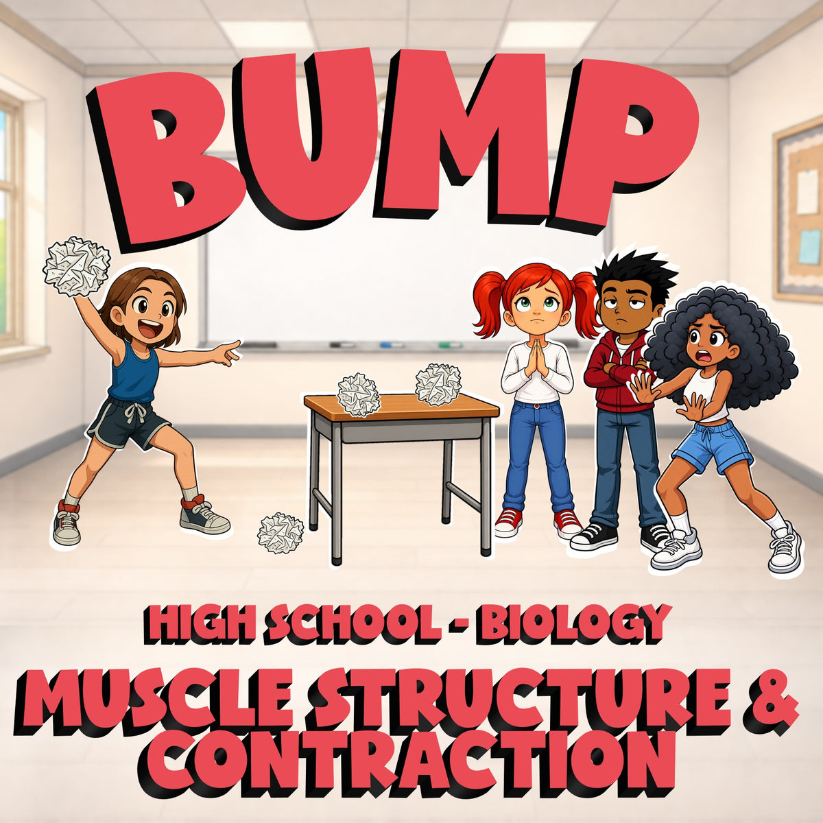 Muscle Structure & Contraction BUMP Science Game - No Prep Biology Review