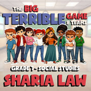 Sharia Law BIG TERRIBLE GAME - No Prep Grade 7 Socials Review Activity