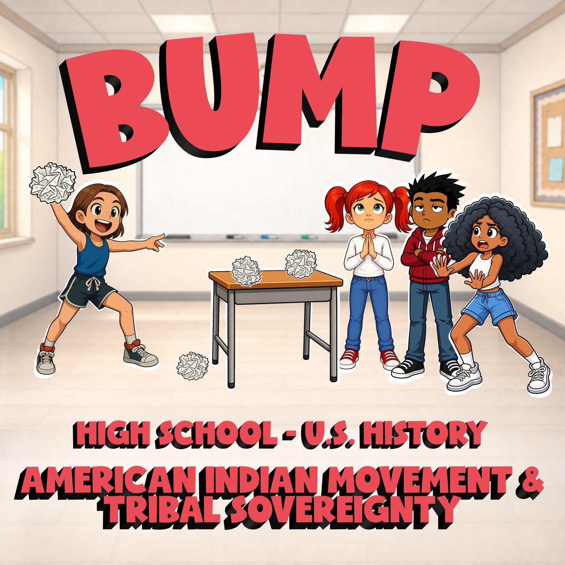 American Indian Movement & Tribal Sovereignty BUMP U.S. History Game - No Prep