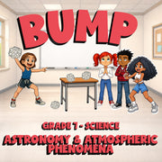 Astronomy & Atmospheric Phenomena BUMP Science Game - No Prep Grade 7 Review