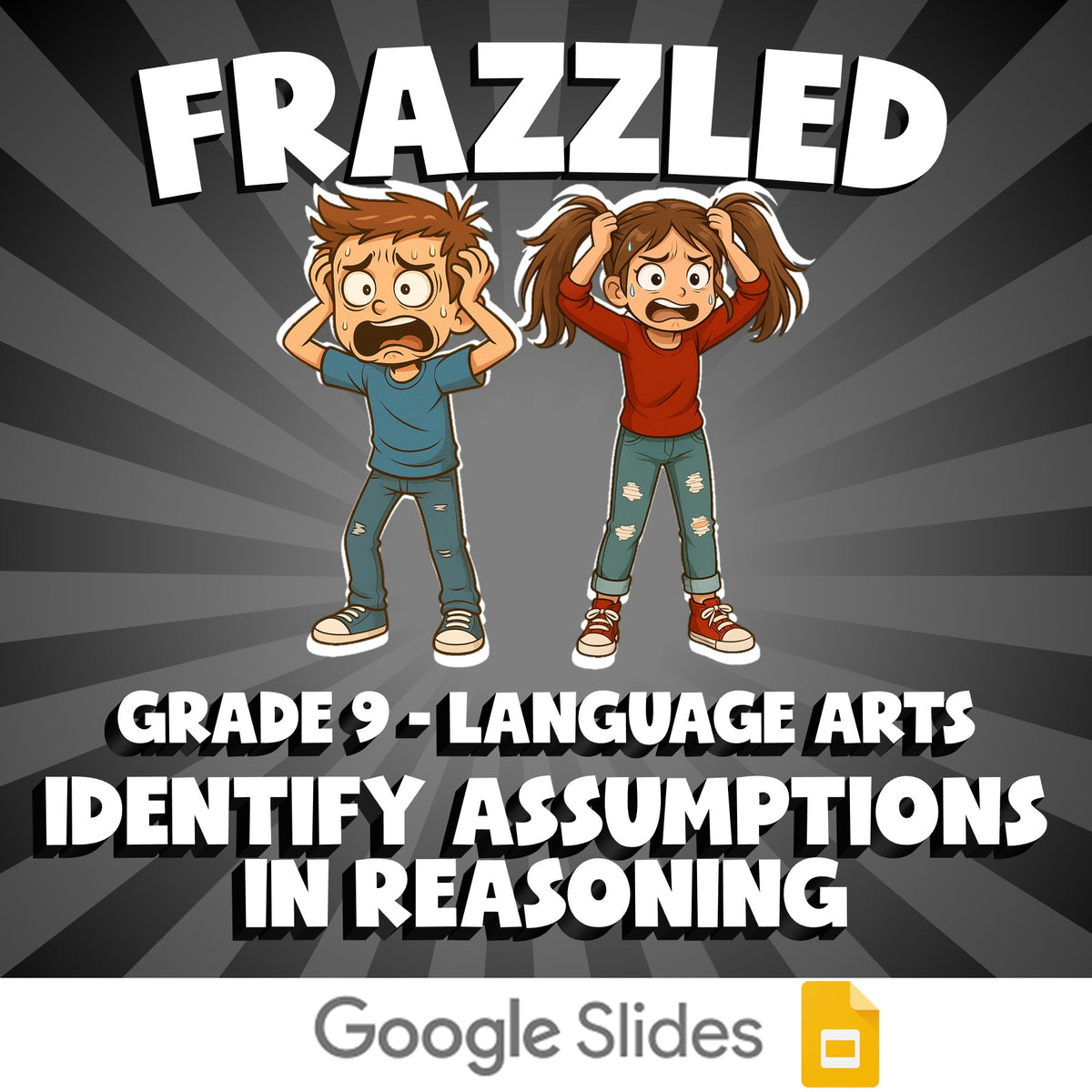 Identify Assumptions in Reasoning FRAZZLED ELA Game - No Prep Grade 9 Review