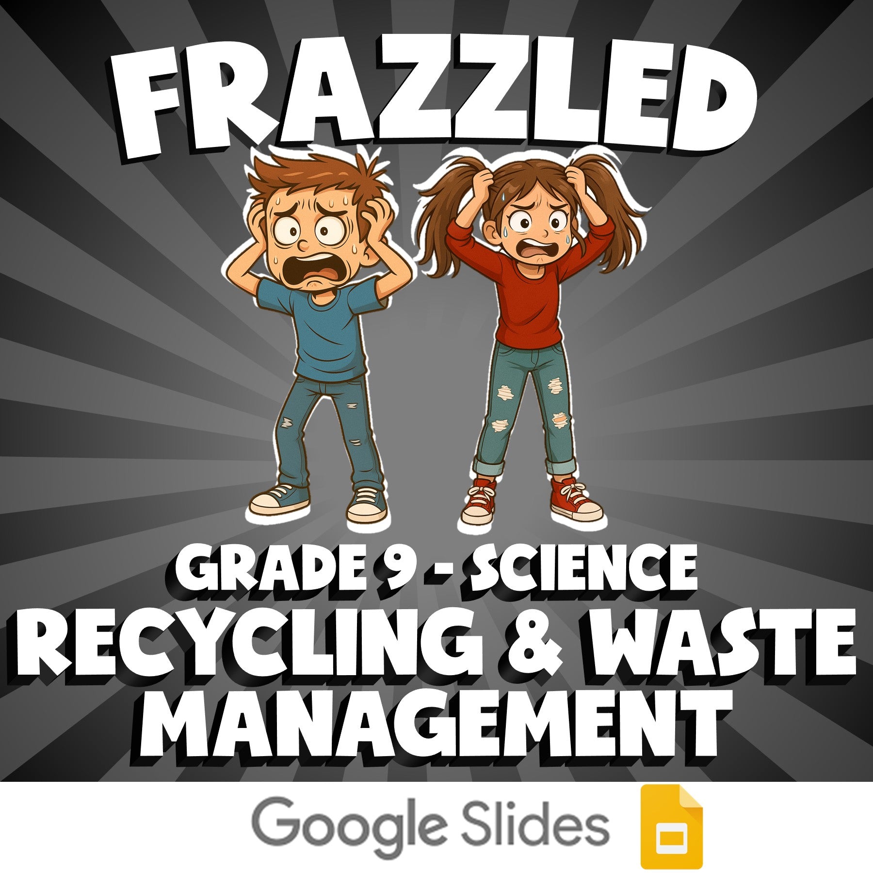 Recycling & Waste Management FRAZZLED Science Game - No Prep Grade 9 Review