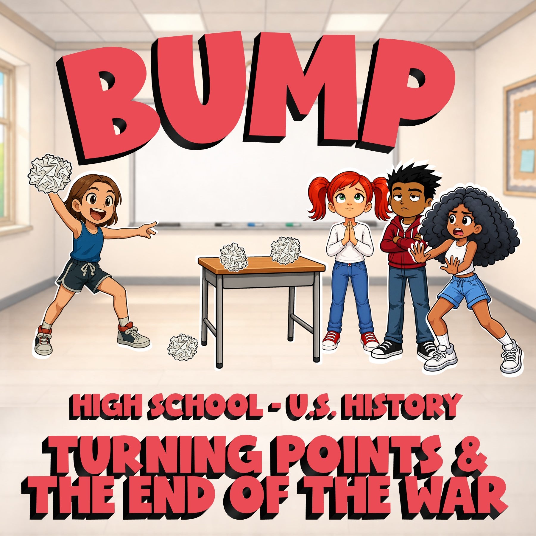 Turning Points & the End of the War BUMP U.S. History Game - No Prep Review