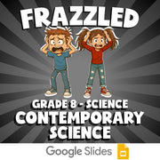 Contemporary Science FRAZZLED Science Game - No Prep Grade 8 Review Activity