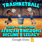 African Kingdoms Decline & Legacy TRASHKETBALL Socials Game - No Prep Grade 7