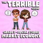 Market Economy THE TERRIBLE GAME - No Prep Grade 5 Socials Review Activity