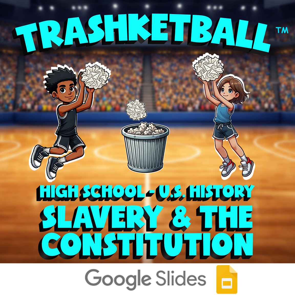 Slavery & the Constitution TRASHKETBALL U.S. History Game - No Prep Review