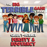 Density & Buoyancy BIG TERRIBLE GAME - No Prep Grade 7 Science Review Activity