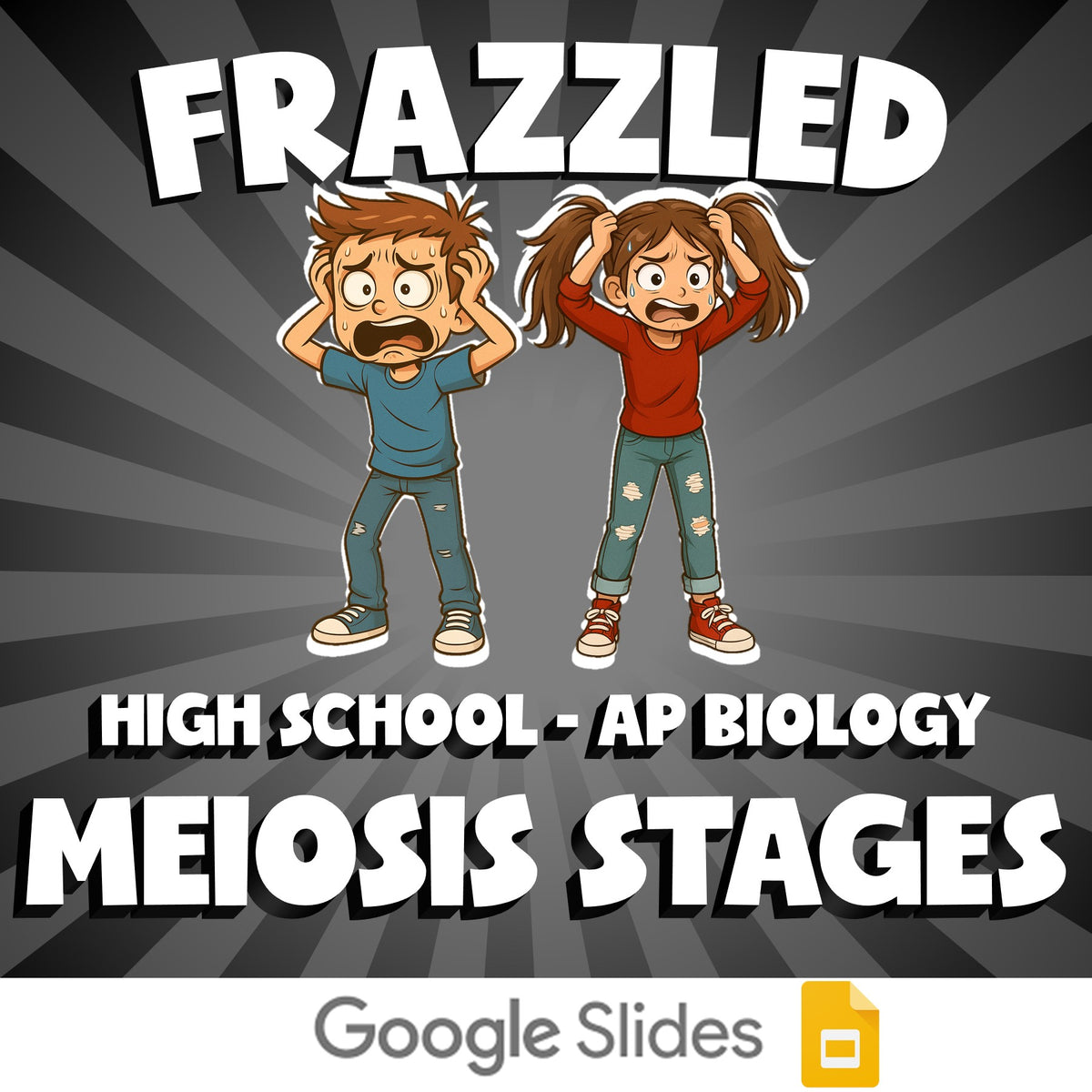 Meiosis Stages FRAZZLED Science Game - No Prep AP Biology Review Activity