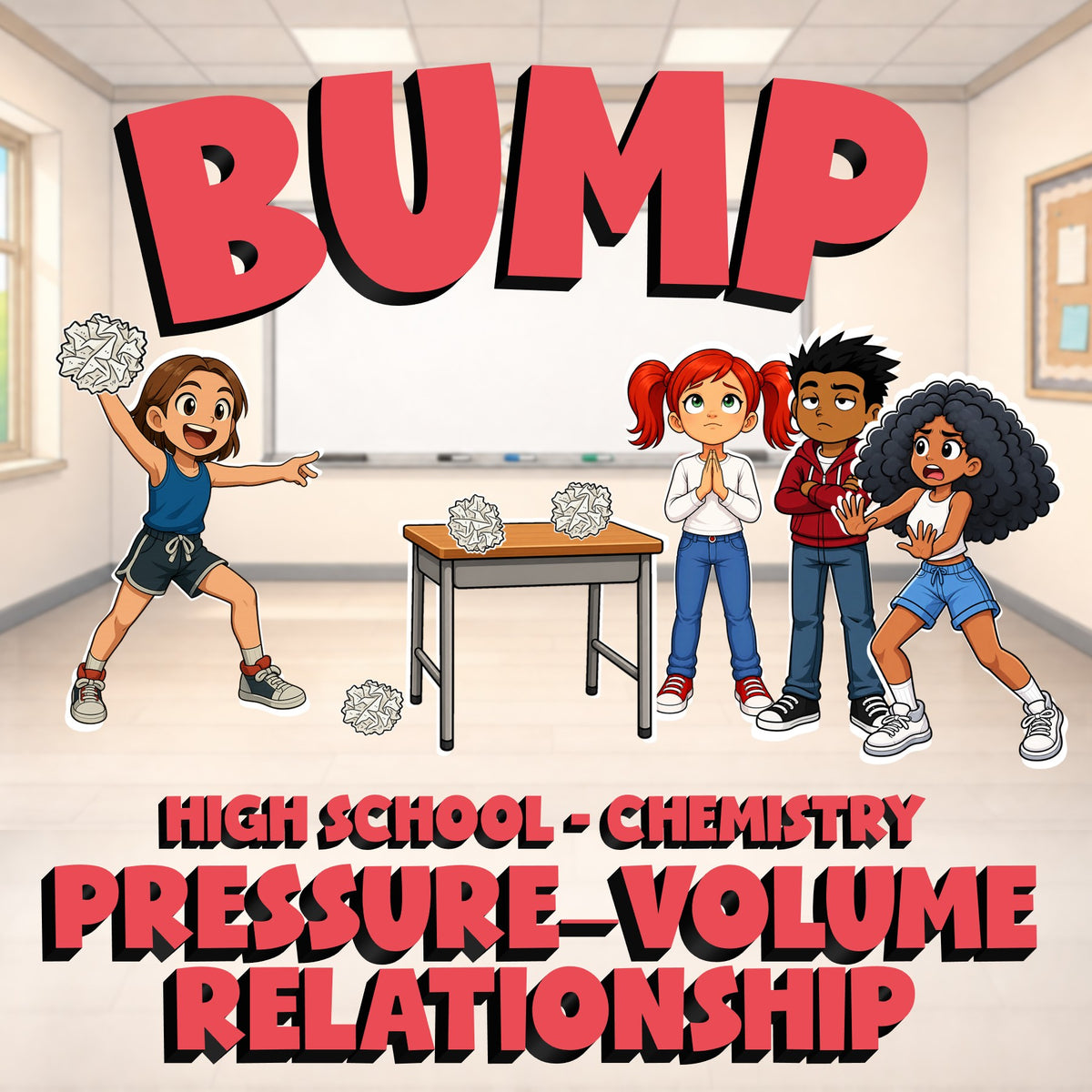 Pressure–Volume Relationship BUMP Science Game - No Prep Chemistry Review
