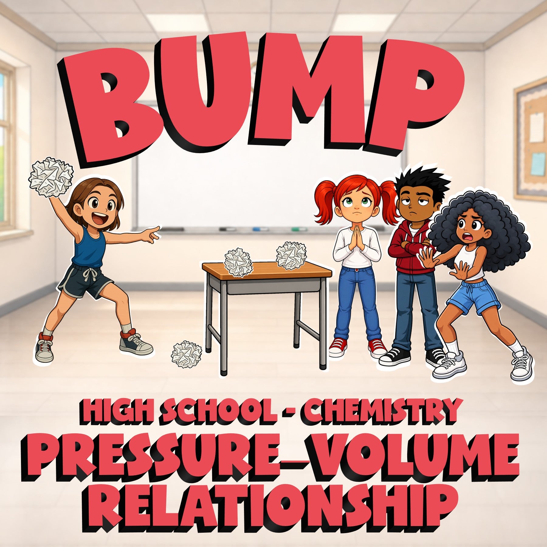Pressure–Volume Relationship BUMP Science Game - No Prep Chemistry Review
