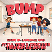 Style, Tone & Concision Through Grammar BUMP ELA Game - No Prep Grade 10 Review