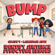 Identify Sentence Structure Errors BUMP ELA Game - No Prep Grade 4 Review