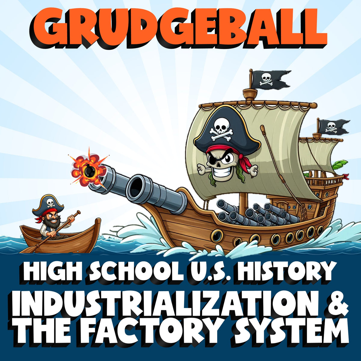 Industrialization & the Factory System GRUDGEBALL U.S. History Game - No Prep