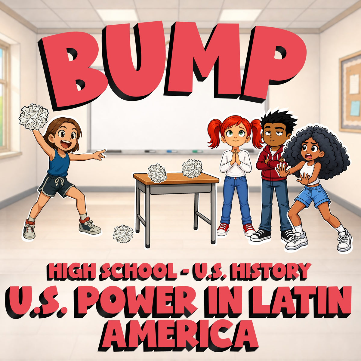 U.S. Power in Latin America BUMP U.S. History Game - No Prep Review Activity