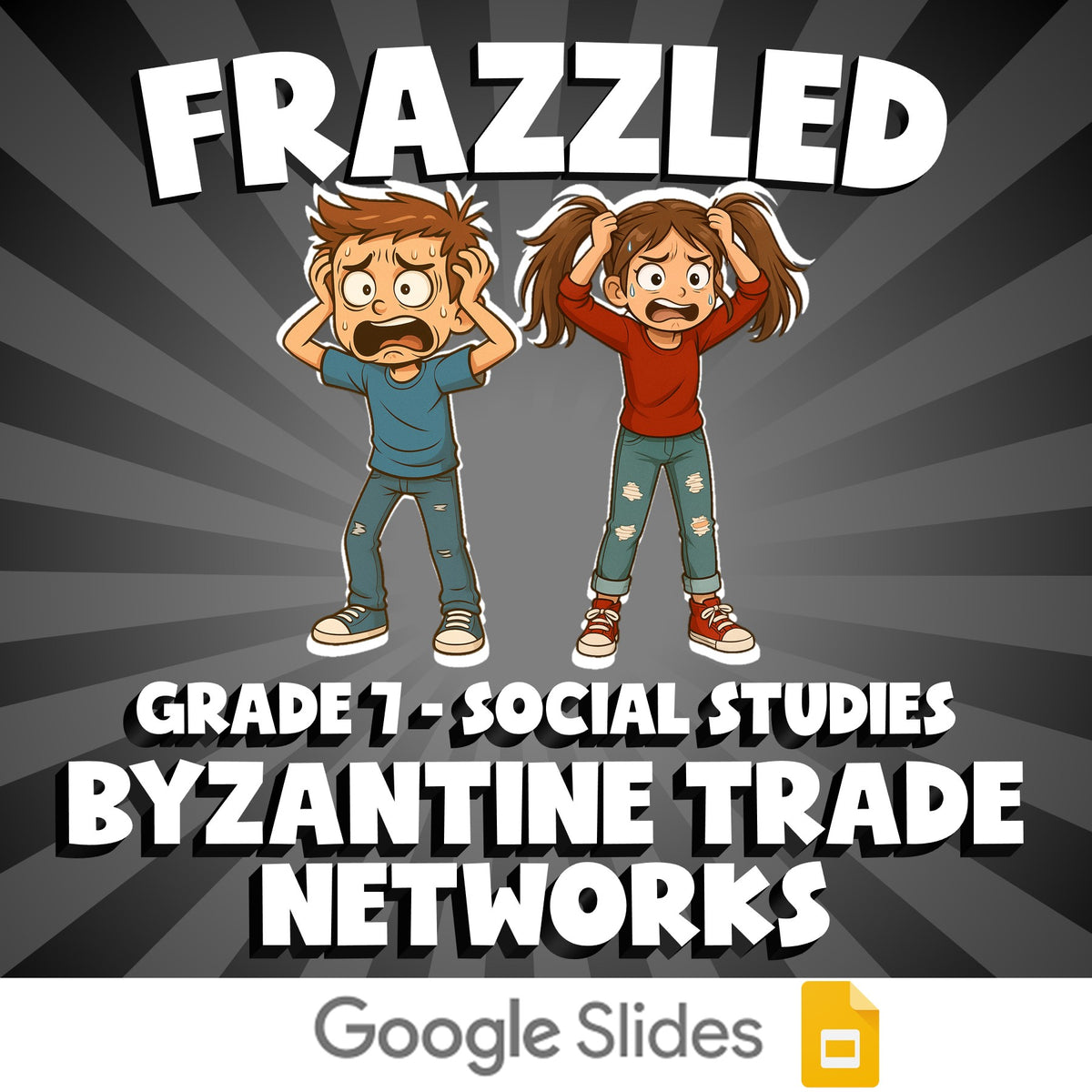 Byzantine Trade Networks FRAZZLED Socials Game - No Prep Grade 7 Review Activity