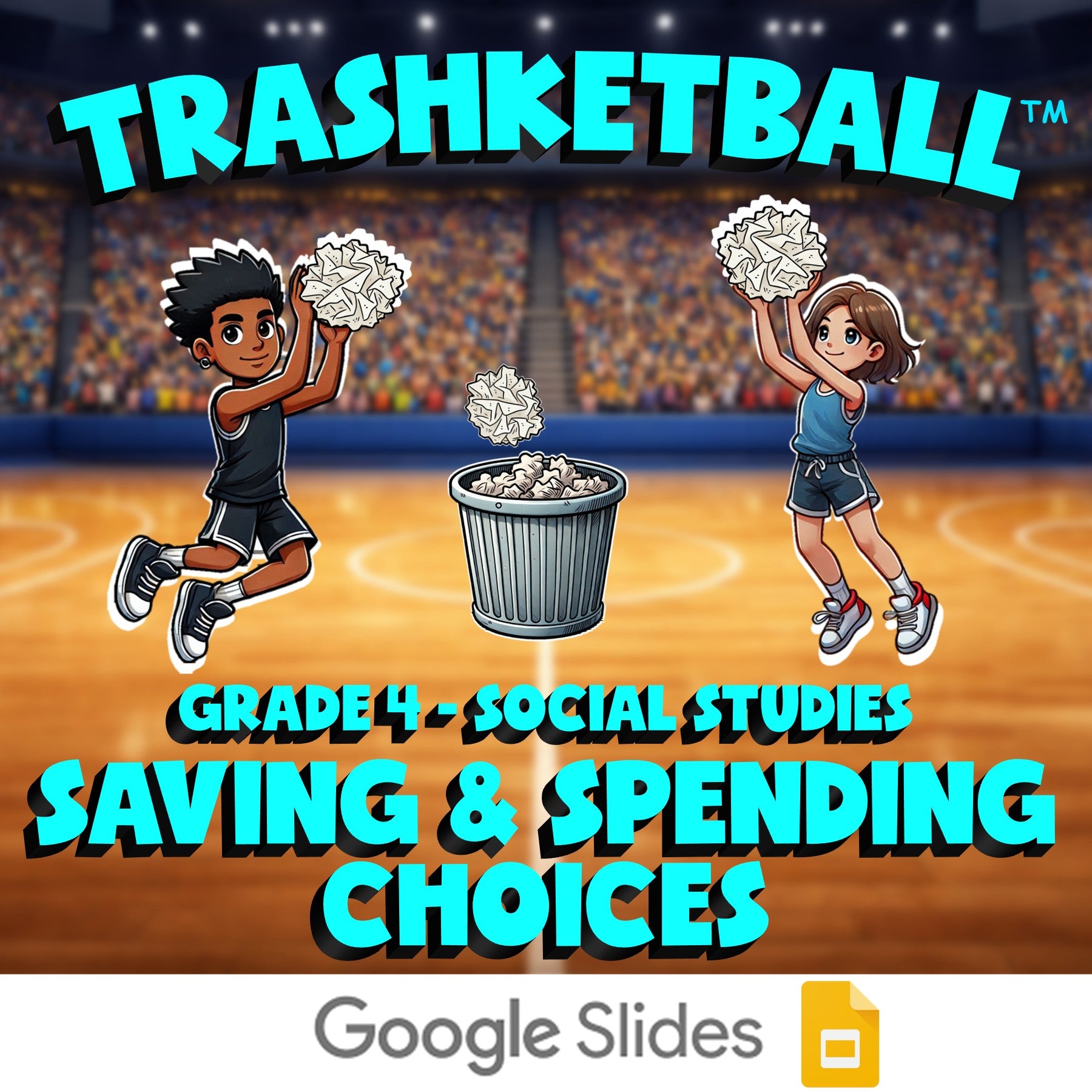 Saving & Spending Choices TRASHKETBALL Socials Game - No Prep Grade 4 Review