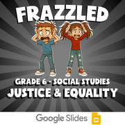 Justice & Equality FRAZZLED Socials Game - No Prep Grade 6 Review Activity