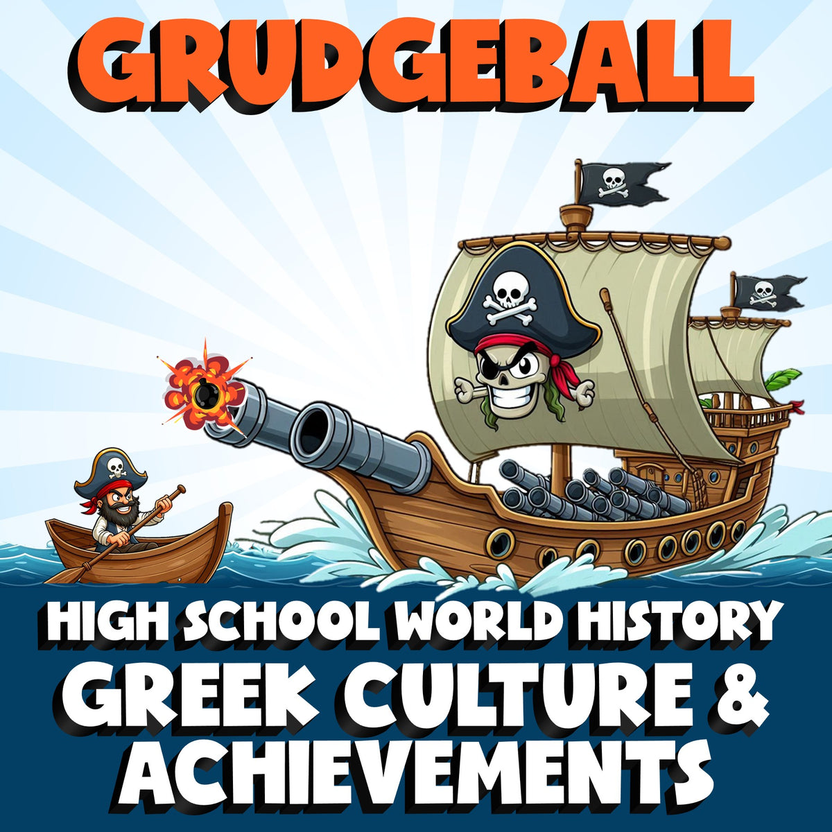 Greek Culture & Achievements GRUDGEBALL Game - No Prep World History Review