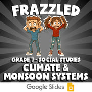 Climate & Monsoon Systems FRAZZLED Socials Game - No Prep Grade 7 Review