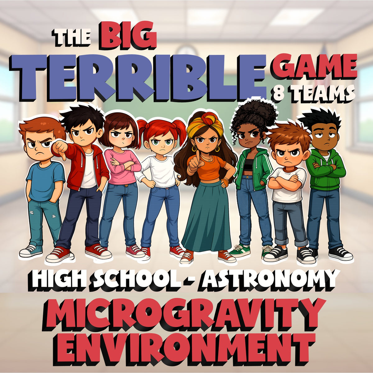 Microgravity Environment BIG TERRIBLE GAME - No Prep Astronomy Science Review