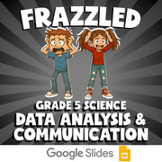 Data Analysis & Communication FRAZZLED Science Game - No Prep Grade 5 Review