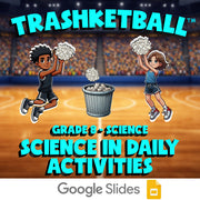 Science in Daily Activities TRASHKETBALL Science Game - No Prep Grade 8 Review
