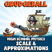 Scale & Approximations GRUDGEBALL Science Game - No Prep Physics Review Activity