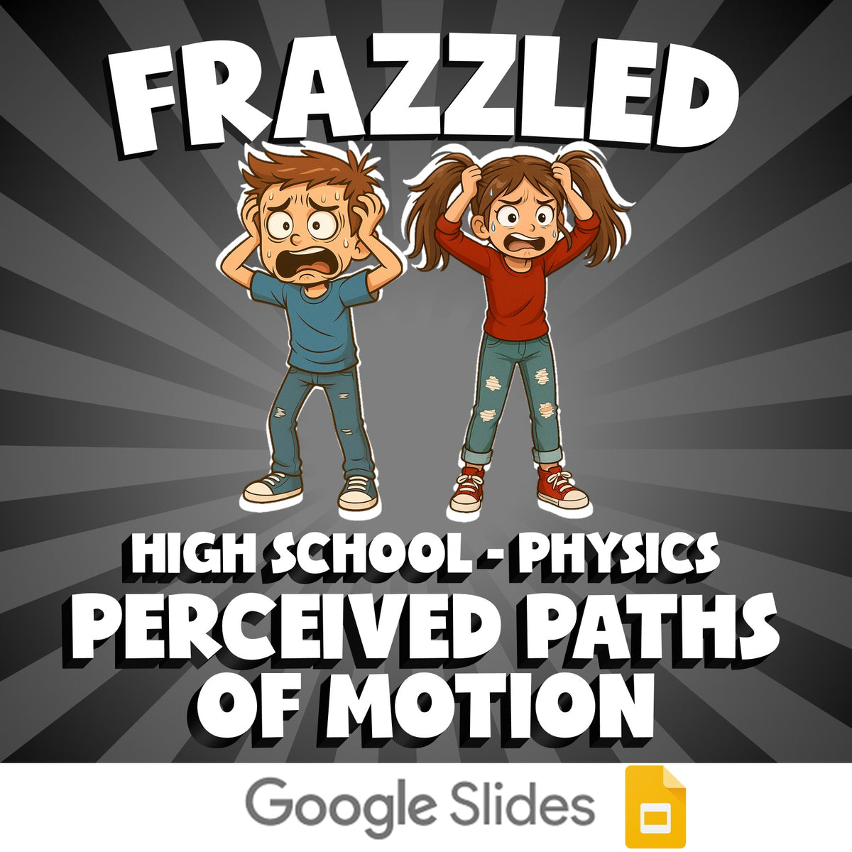 Perceived Paths of Motion FRAZZLED Science Game - No Prep Physics Review
