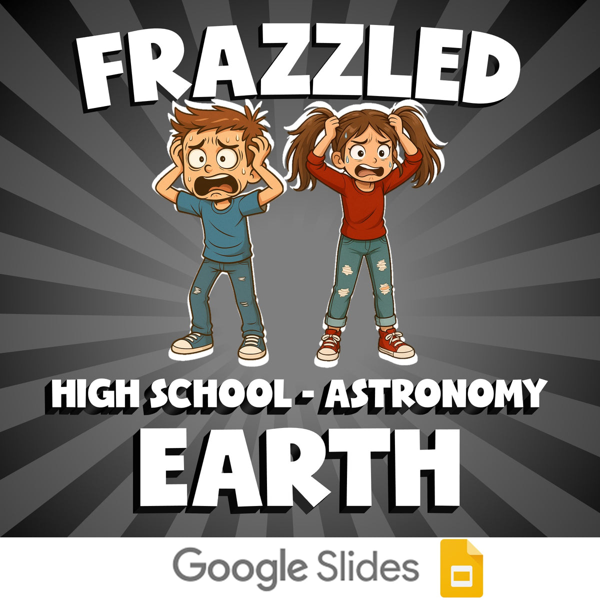 Earth FRAZZLED Science Game - No Prep Astronomy Review Activity