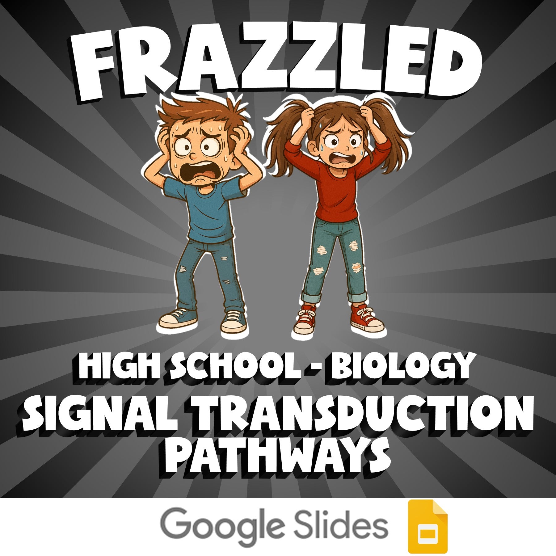 Signal Transduction Pathways FRAZZLED Science Game - No Prep Biology Review