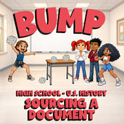 Sourcing a Document BUMP U.S. History Game - No Prep Review Activity