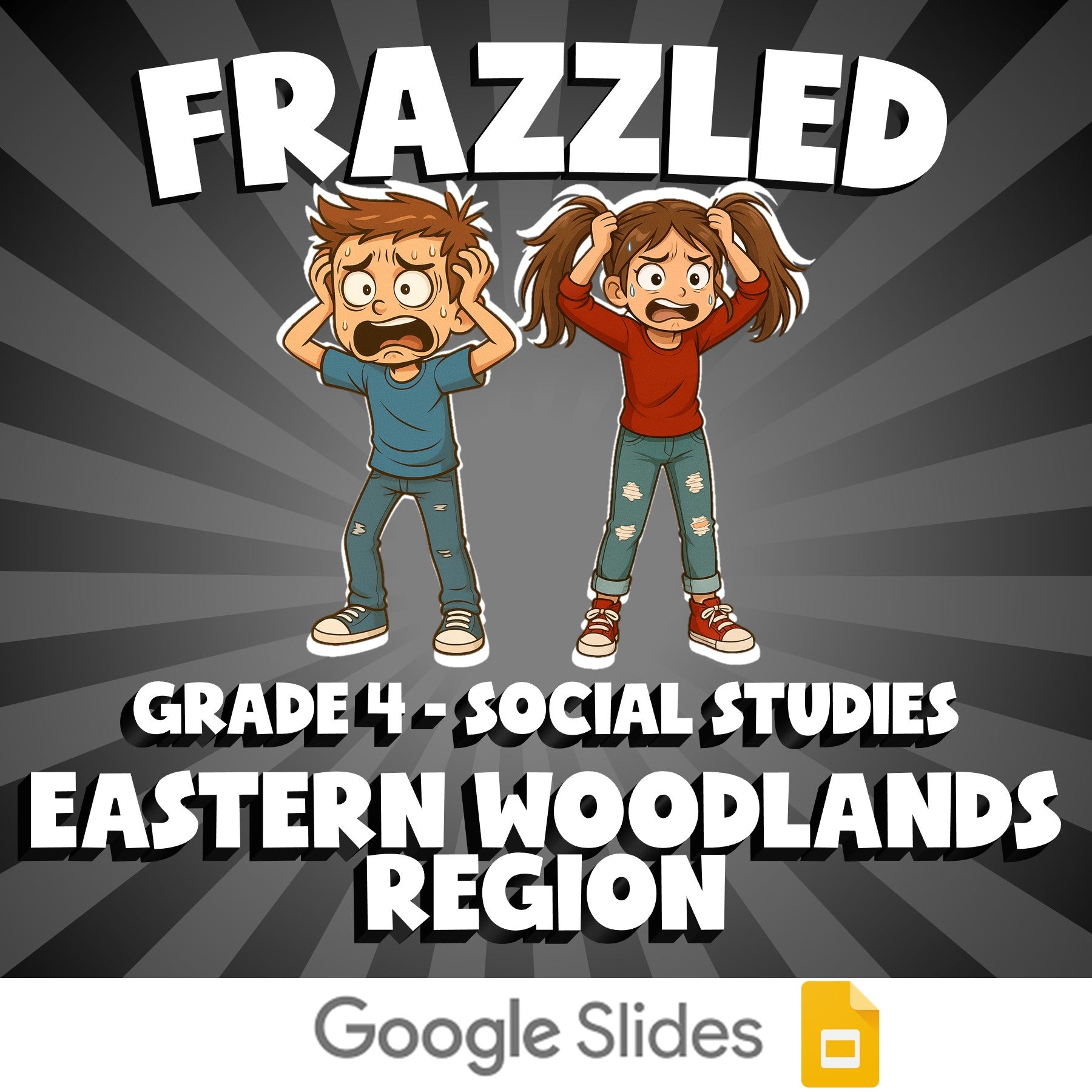 Eastern Woodlands Region FRAZZLED Socials Game - No Prep Grade 4 Review Activity