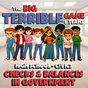 Checks & Balances in Government BIG TERRIBLE GAME - No Prep Civics Review