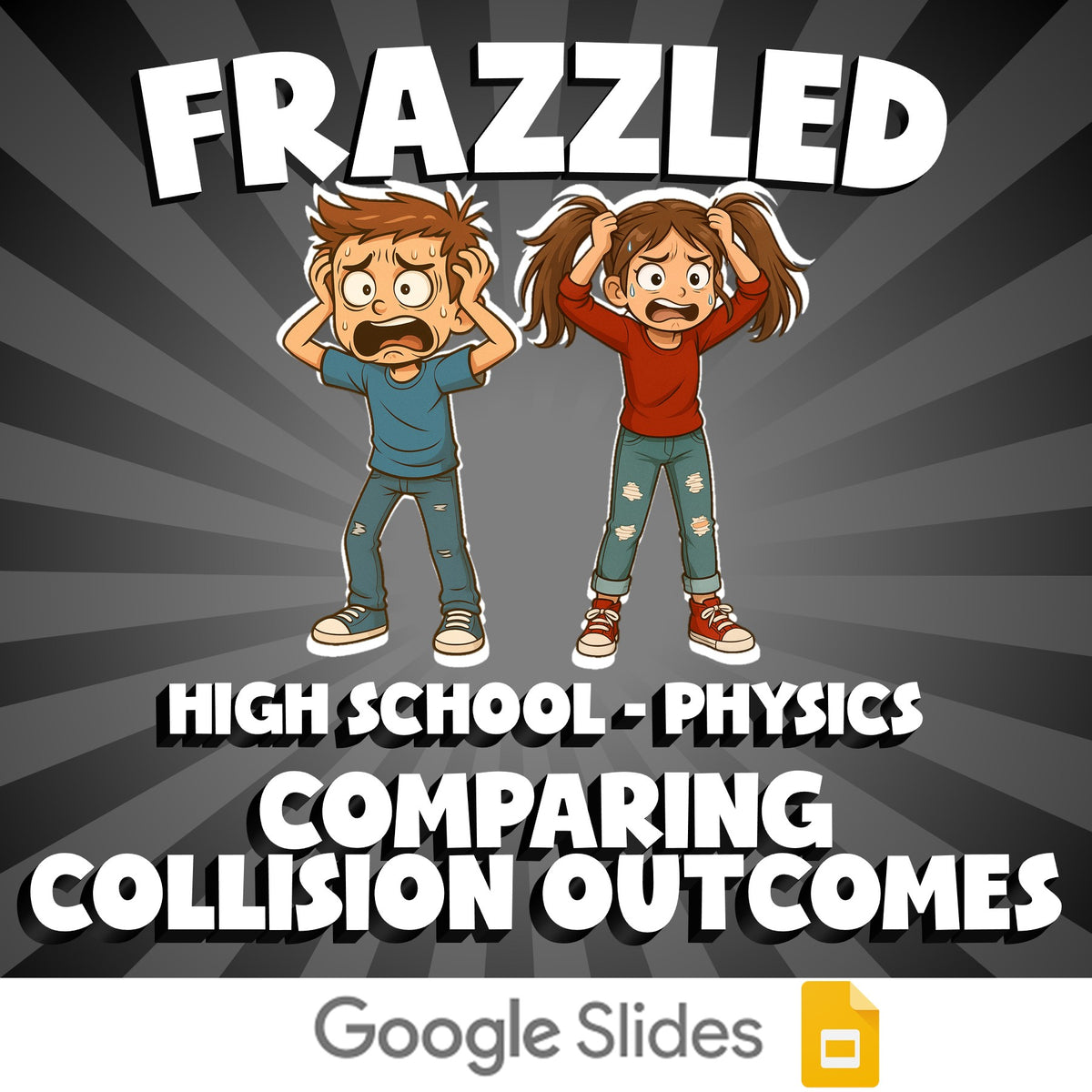 Comparing Collision Outcomes FRAZZLED Science Game - No Prep Physics Review