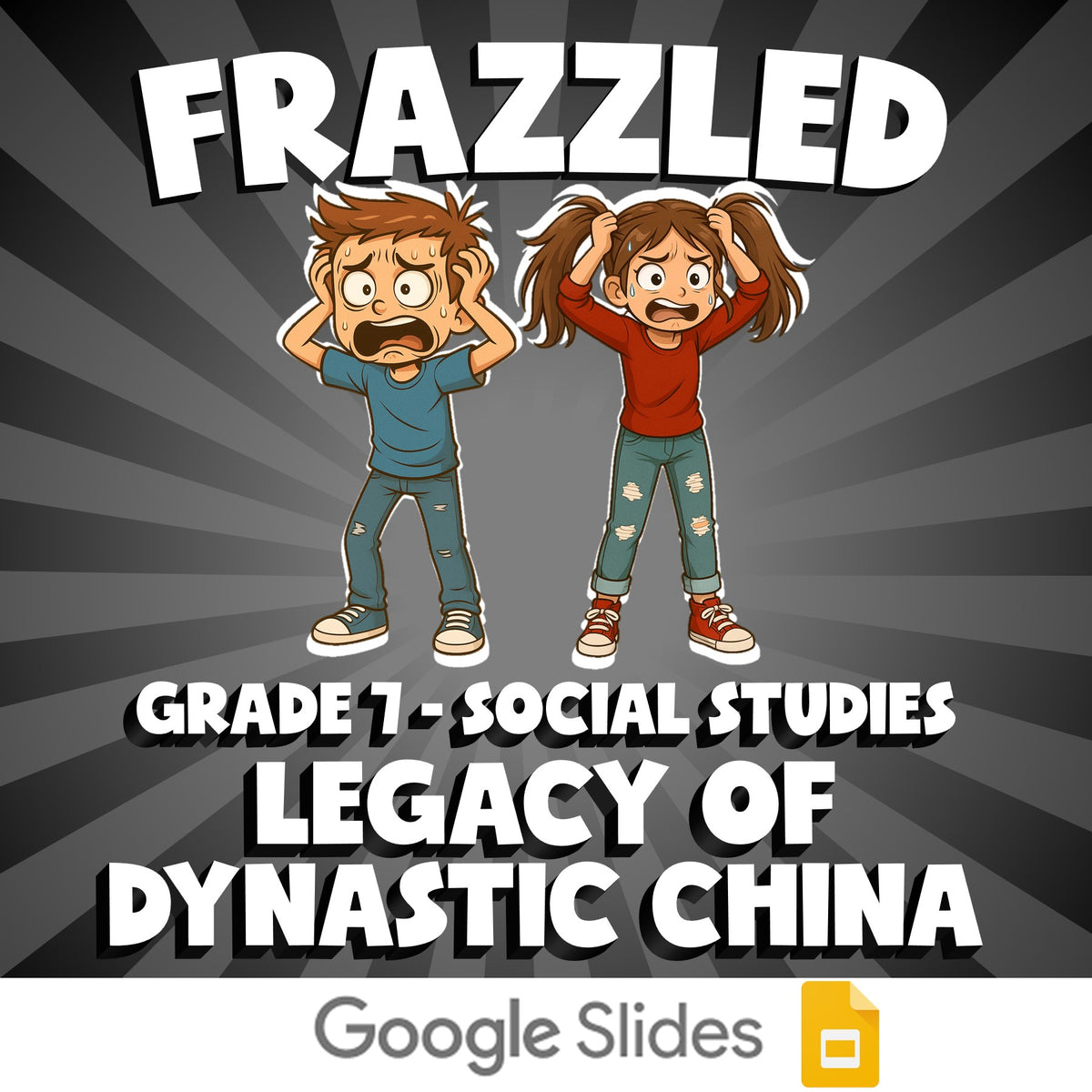 Legacy of Dynastic China FRAZZLED Socials Game - No Prep Grade 7 Review Activity