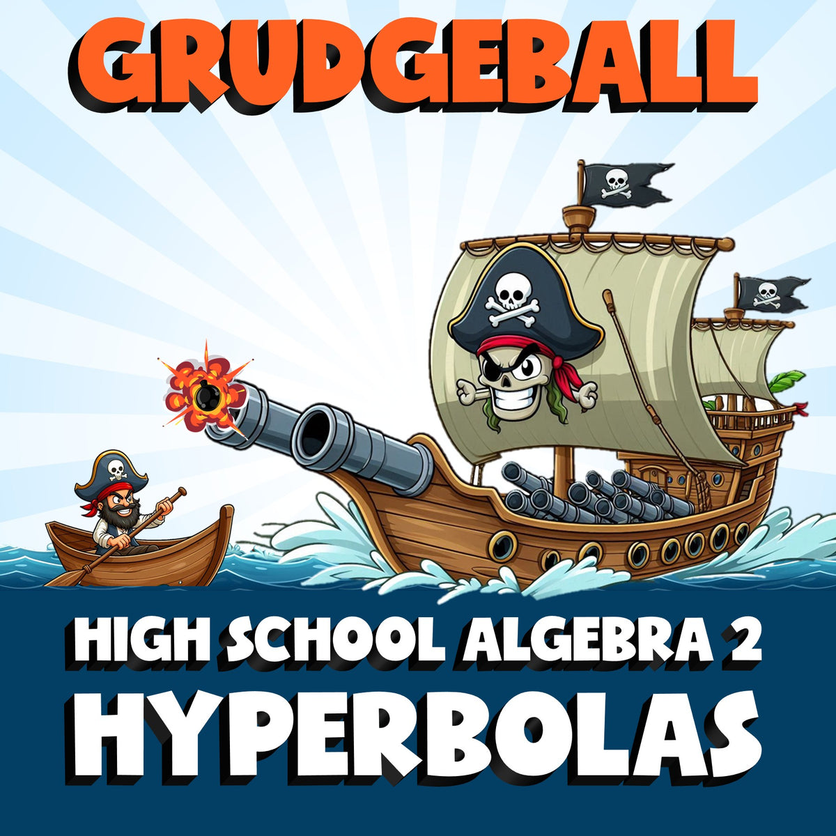 Hyperbolas GRUDGEBALL Math Game - No Prep Algebra 2 Review Activity