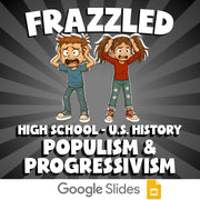 Populism & Progressivism FRAZZLED U.S. History Game - No Prep Review Activity