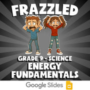 Energy Fundamentals FRAZZLED Science Game - No Prep Grade 9 Review Activity