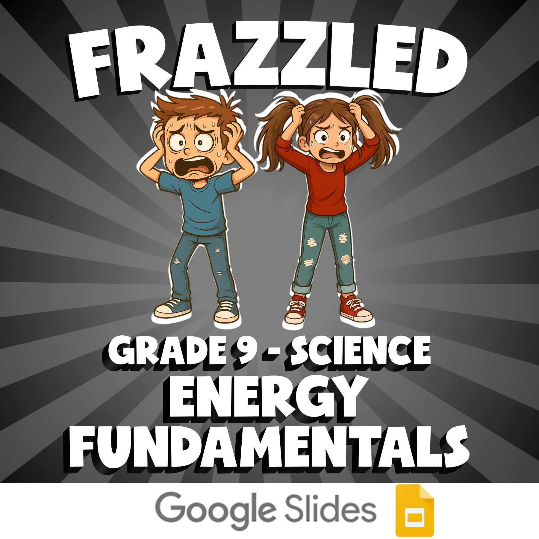 Energy Fundamentals FRAZZLED Science Game - No Prep Grade 9 Review Activity