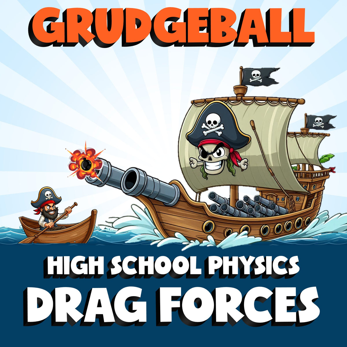 Drag Forces GRUDGEBALL Science Game - No Prep Physics Review Activity