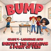 Identify the Narrator & Point of View BUMP ELA Game - No Prep Grade 4 Review