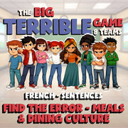 Find the Error - Meals & Dining Culture BIG TERRIBLE GAME - French Exercise