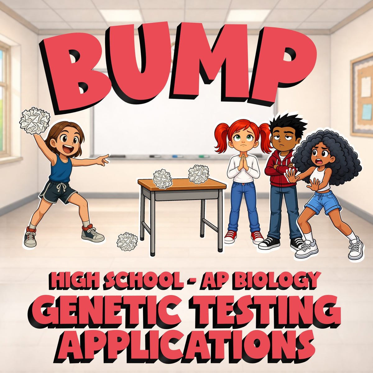 Genetic Testing Applications BUMP Science Game - No Prep AP Biology Review